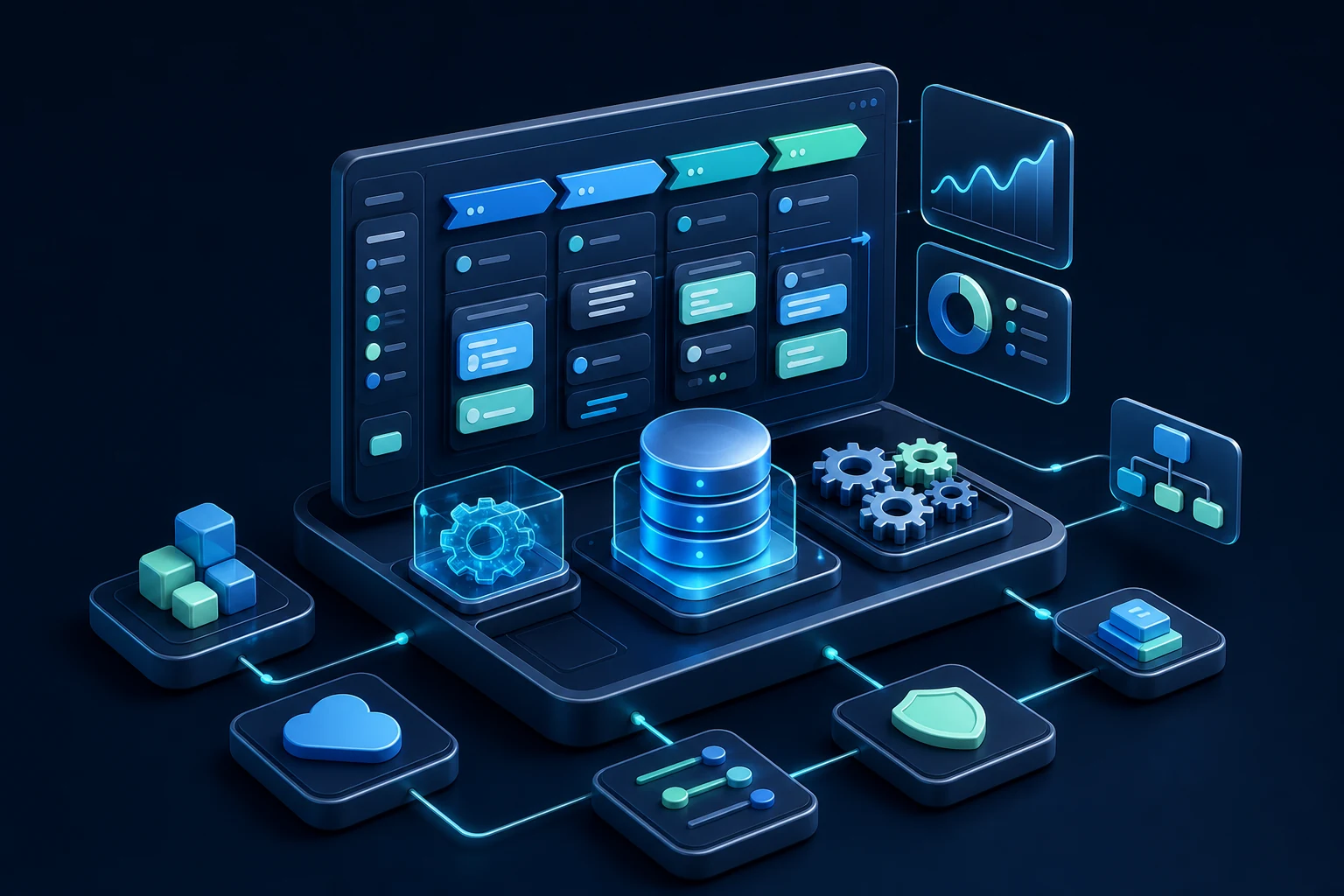 Illustration du service Applications web